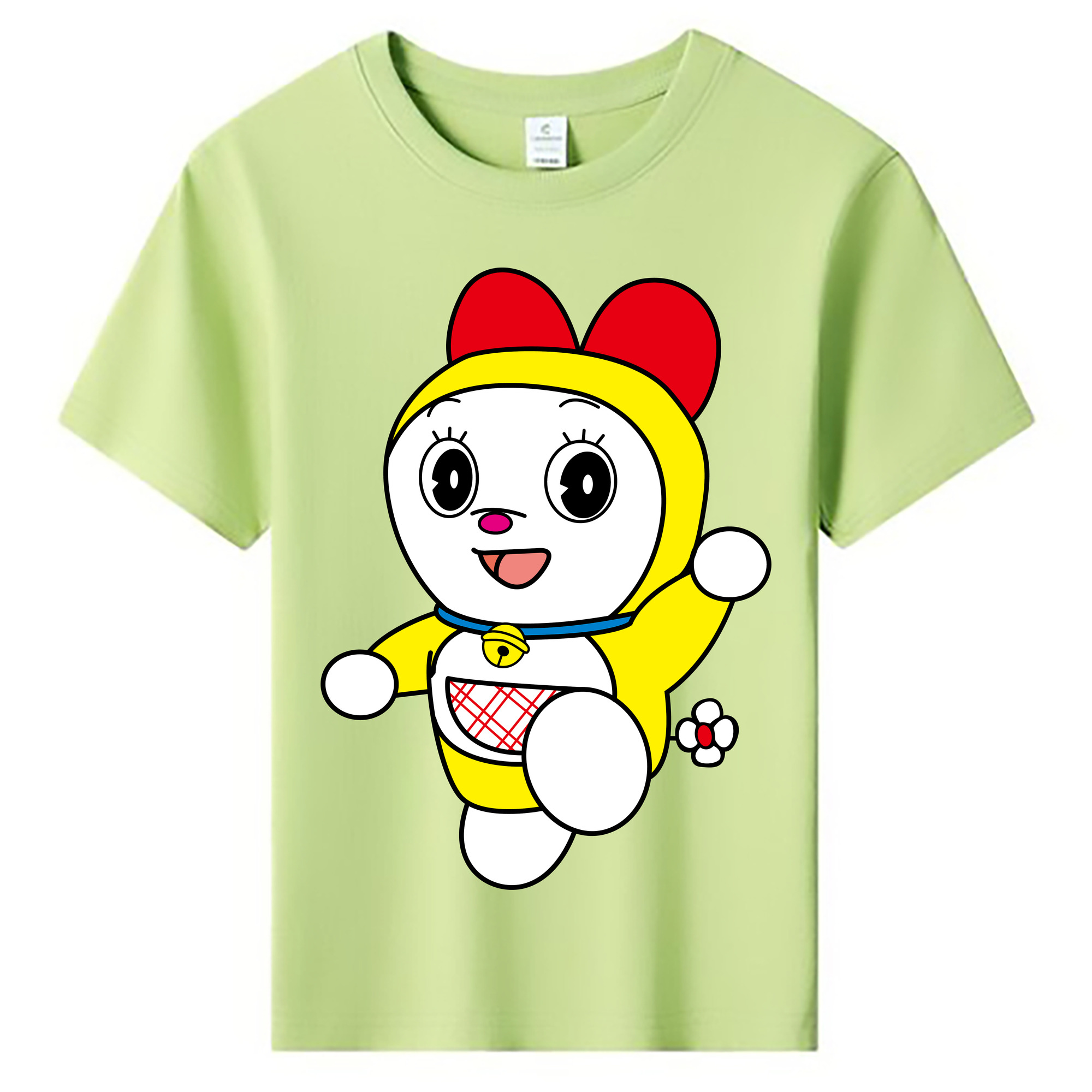 （画像用） ドラえもん ドラミ Doraemon Dorami 綿100％キッズTシャツ（フロントプリント）